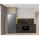 ثلاجة سامسونج نوفروست، 340 لتر، فضي - RT33DG3000QVMR 