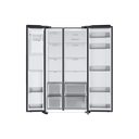 ثلاجة سامسونج نوفروست، 634 لتر، موتور انفرتر، اسود - RS68A8820B1 