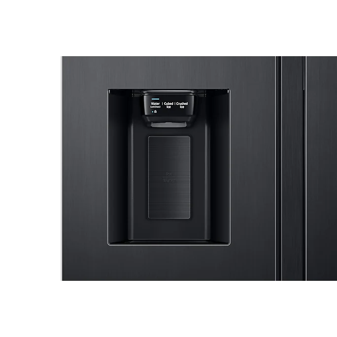 ثلاجة سامسونج نوفروست، 634 لتر، موتور انفرتر، اسود - RS68A8820B1 