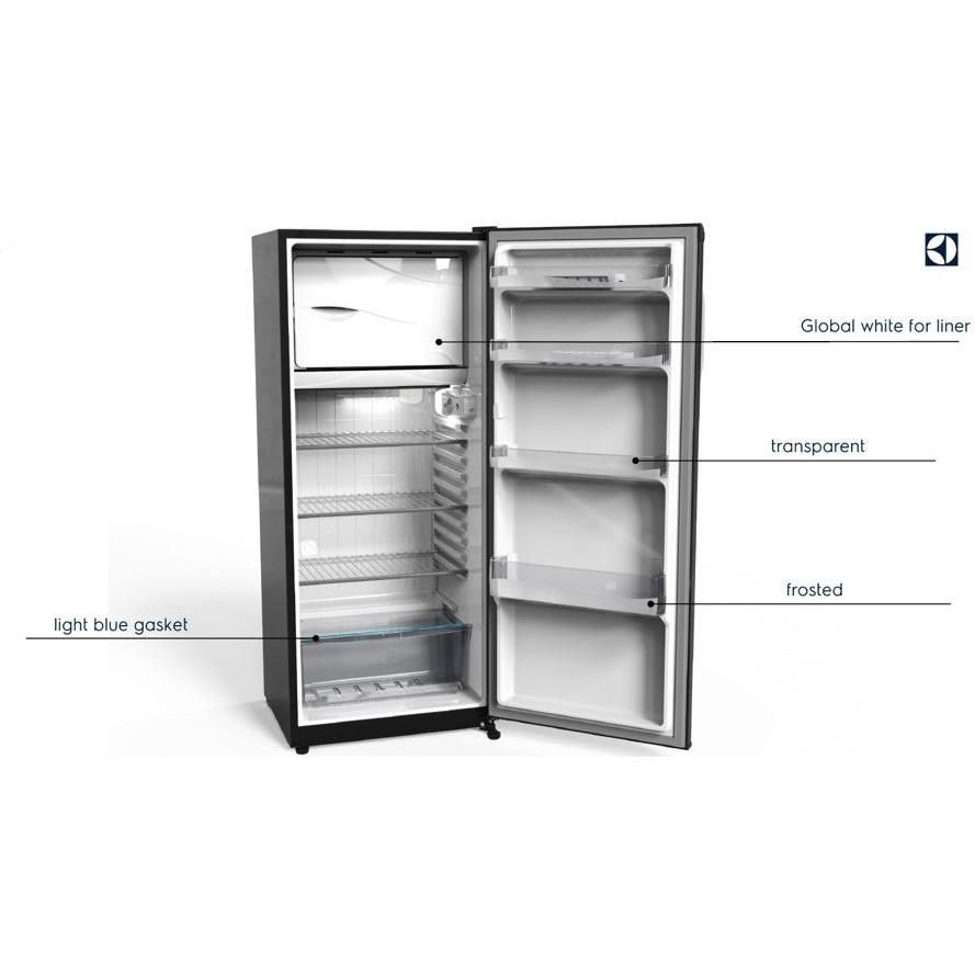 ثلاجة زانوسي، ديفروست، 320 لتر، اسود - ZRA32103BA 