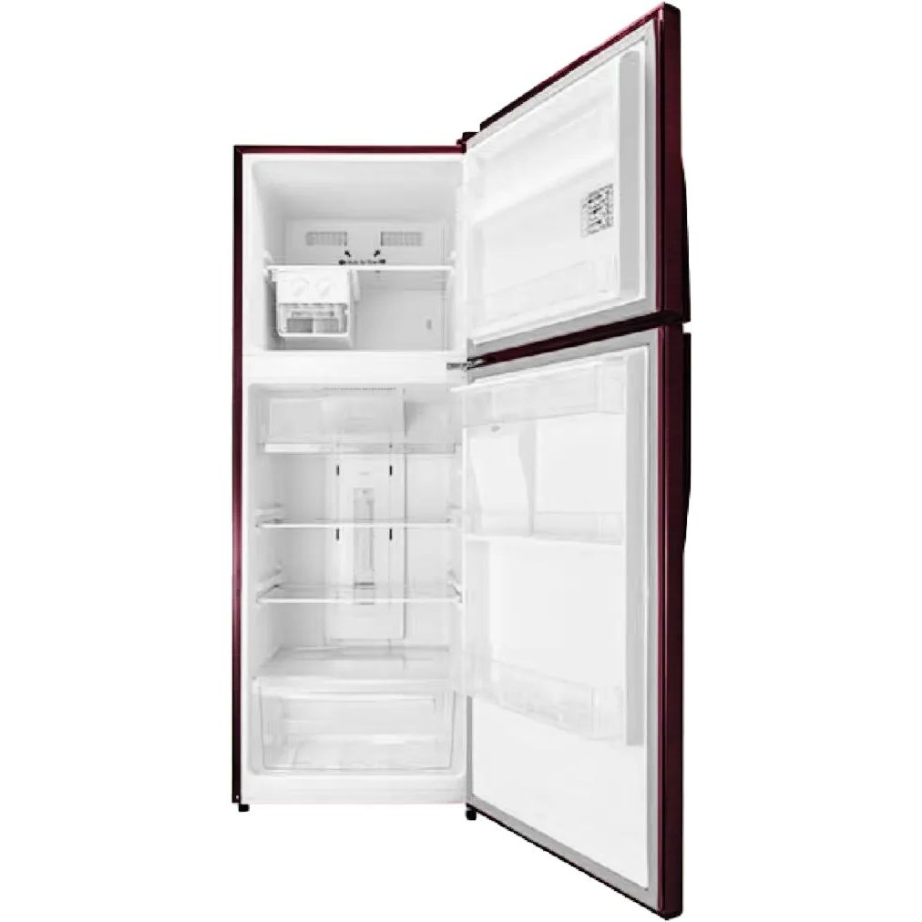ثلاجة نوفروست فريش، 404 لتر، انفرتر، احمر غامق - FNT-DR540YGDR 