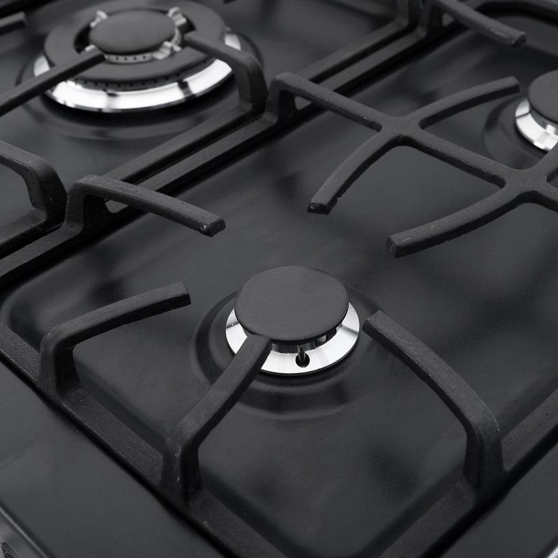 بوتجاز غاز يونيون اير اورو جوستو، 5 شعلة، اسود - C69BGM-P2C-511-IDSF-2W-GU-AL 