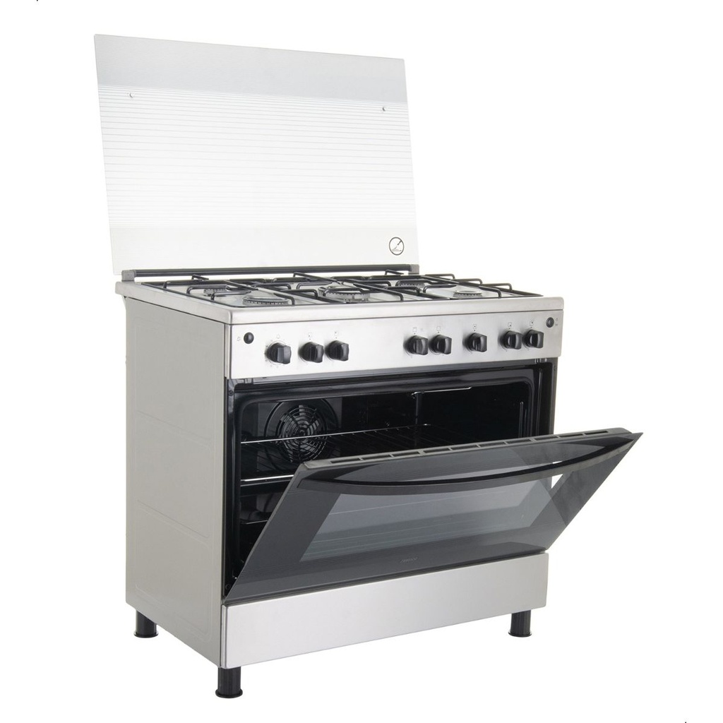 بوتجاز غاز وايت بوينت، 5 شعلة، فضي - WPGC8060XFSAN 