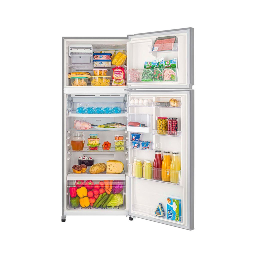 ثلاجة نوفروست تورنيدو، 395 لتر، انفرتر، فضي - RF-51FTV-SL 