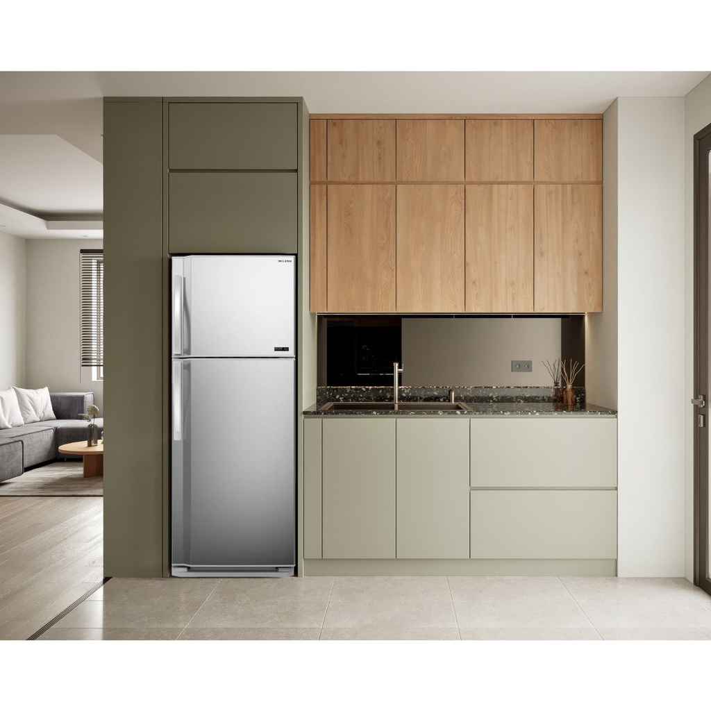 ثلاجة نوفروست تورنيدو، 450 لتر، فضي - RF-58T-SL 