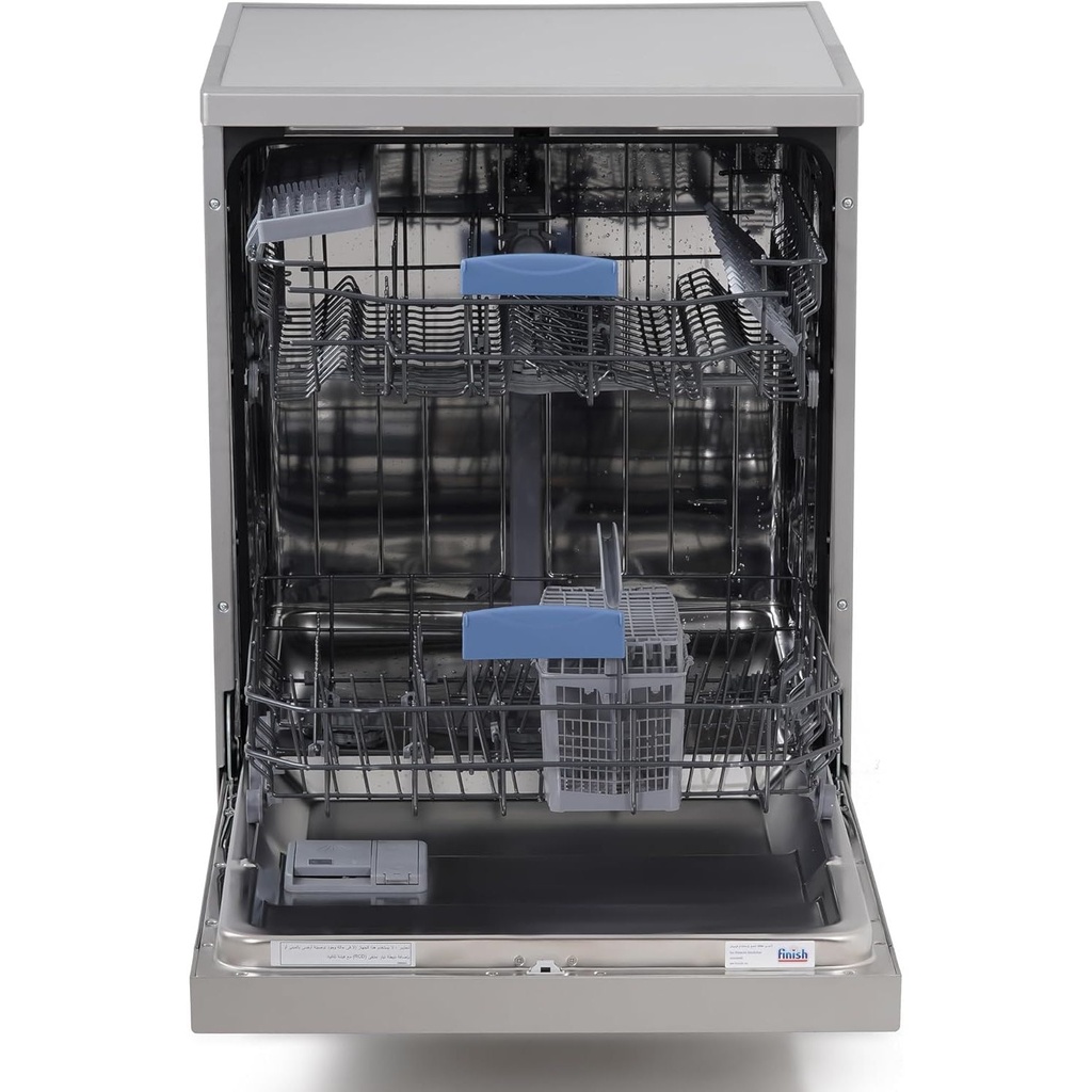 غسالة اطباق توشيبا، 598 ملم، 13 فرد، فضي - DW-13F8AF(SS) 