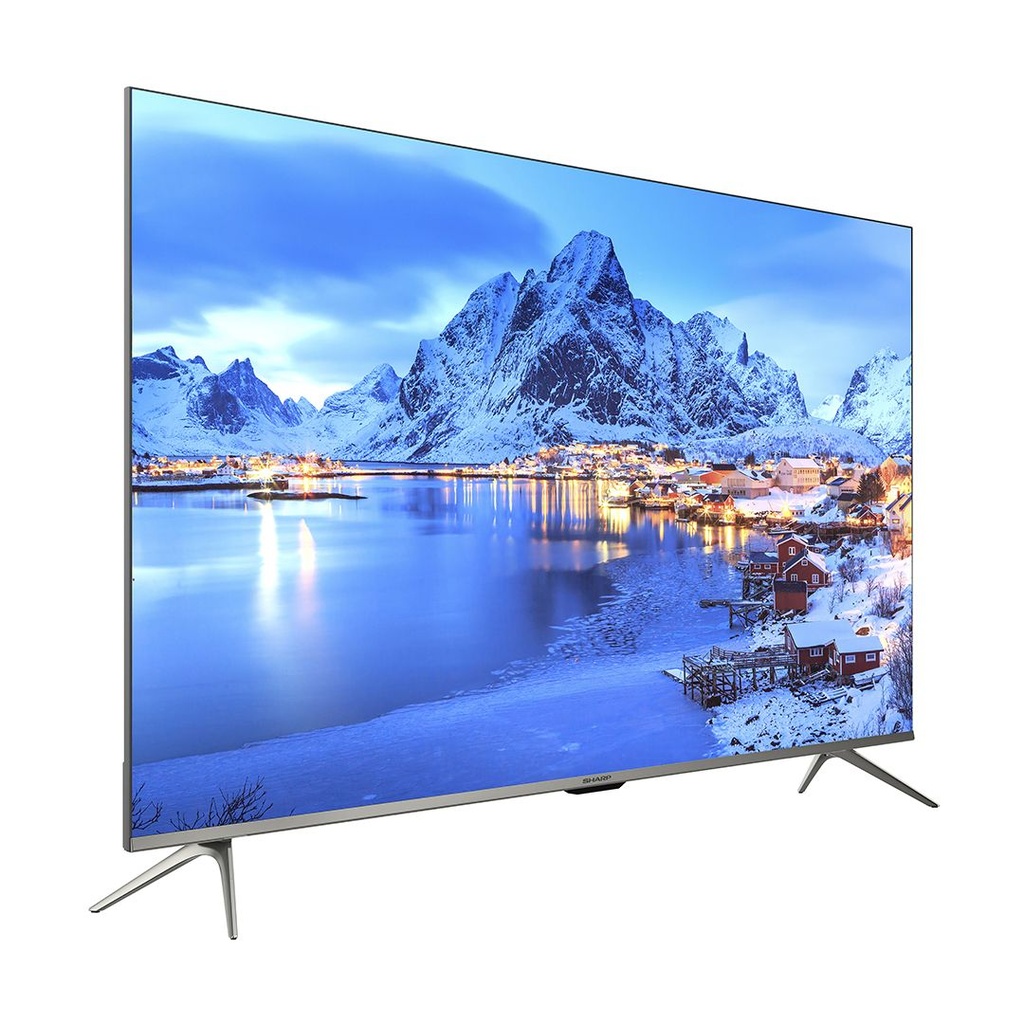 شاشة تلفزيون سمارت تورنيدو 43 بوصة LED، دقة FHD، بريسيفر داخلي - 43ES1500E مع حامل شاشة تلفزيون، بحجم 14 إلى 42 بوصة - اسود 