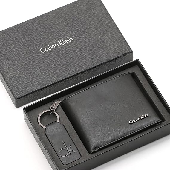 CK Set of Wallet and Keychain-3