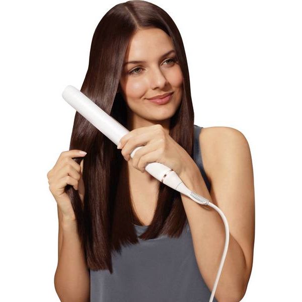 مكواة فرد شعر بالواح سيراميك في جي ار، 250 - 410 درجة، اسود - V-560 