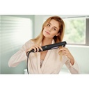 مكواة فرد شعر بالواح سيراميك في جي ار، 250 - 410 درجة، اسود - V-560 