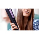 مكواة فرد شعر بالواح سيراميك في جي ار، 250 - 410 درجة، اسود - V-560 