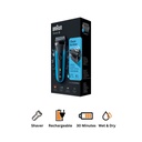 ماكينة حلاقة براون 16 في 1 سيريز 7، استخدام جاف ورطب، اسود - MGK74707 