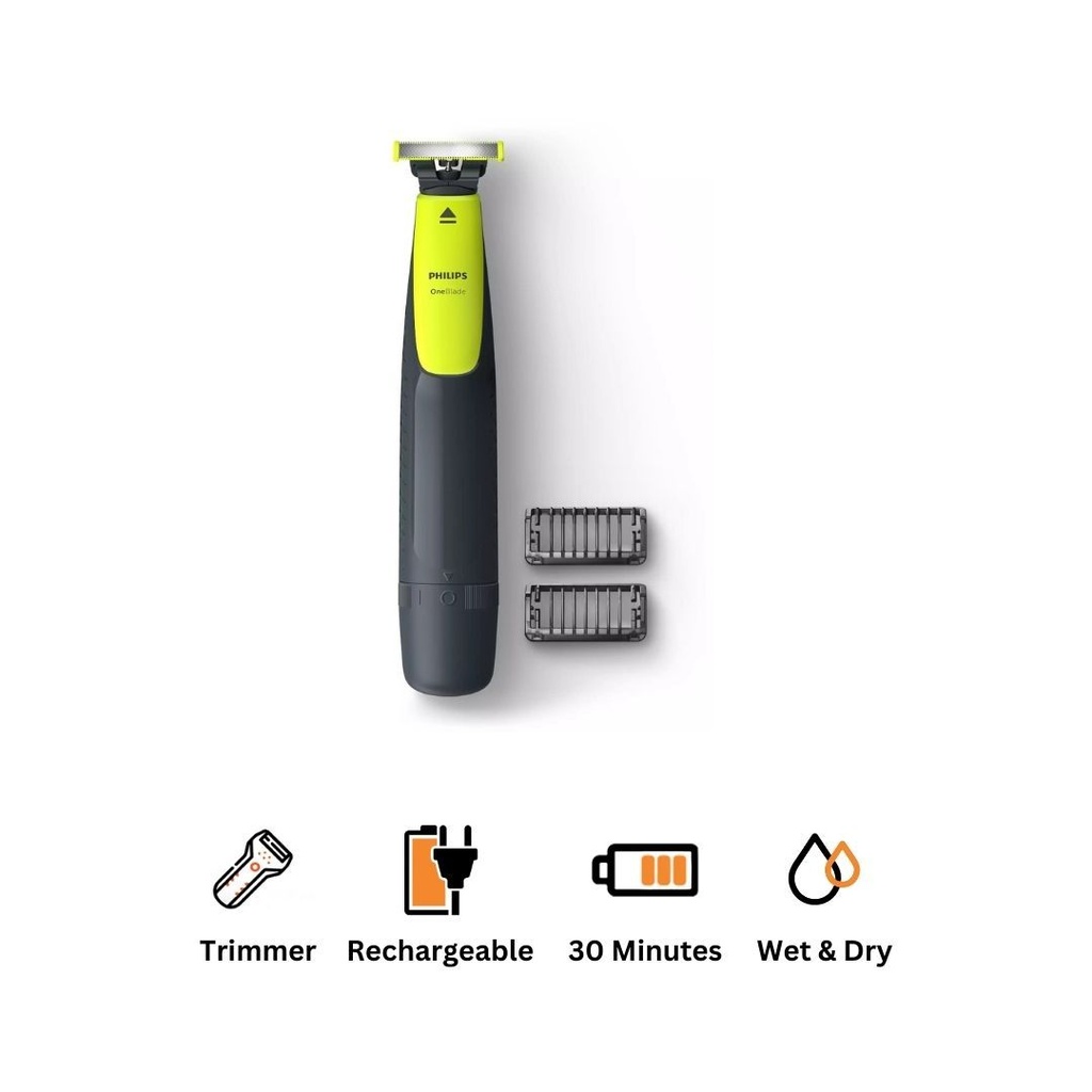 ماكينة تشذيب الشعر الكل في واحد براون مع ماكينة حلاقة جيليت للرجال، اسود/ أزرق - MGK3242 