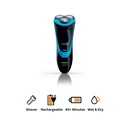 ماكينة حلاقة الجسم فيليبس، للشعر المبلل والجاف، فضي × اسود - BG5020-15 