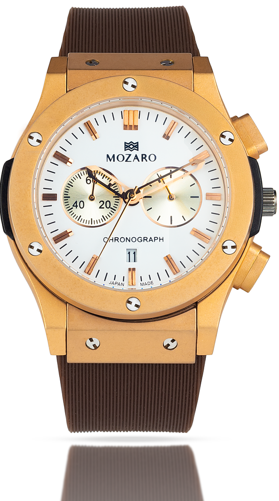 MO-718001WRBN ساعة MOZARO رجالي 2 عداد