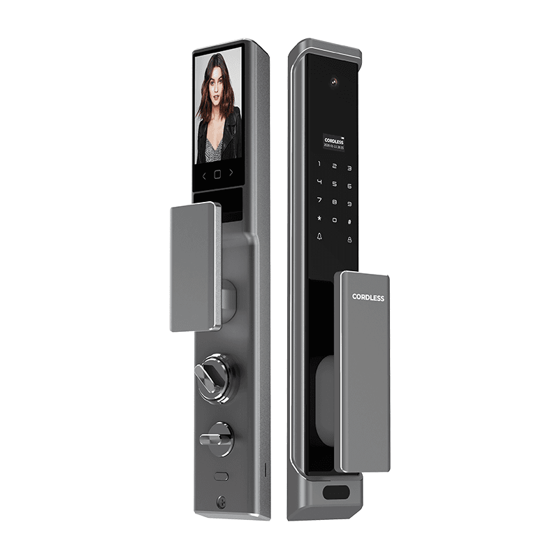 Door Lock CL-Mars (Black & Silver & Brown)