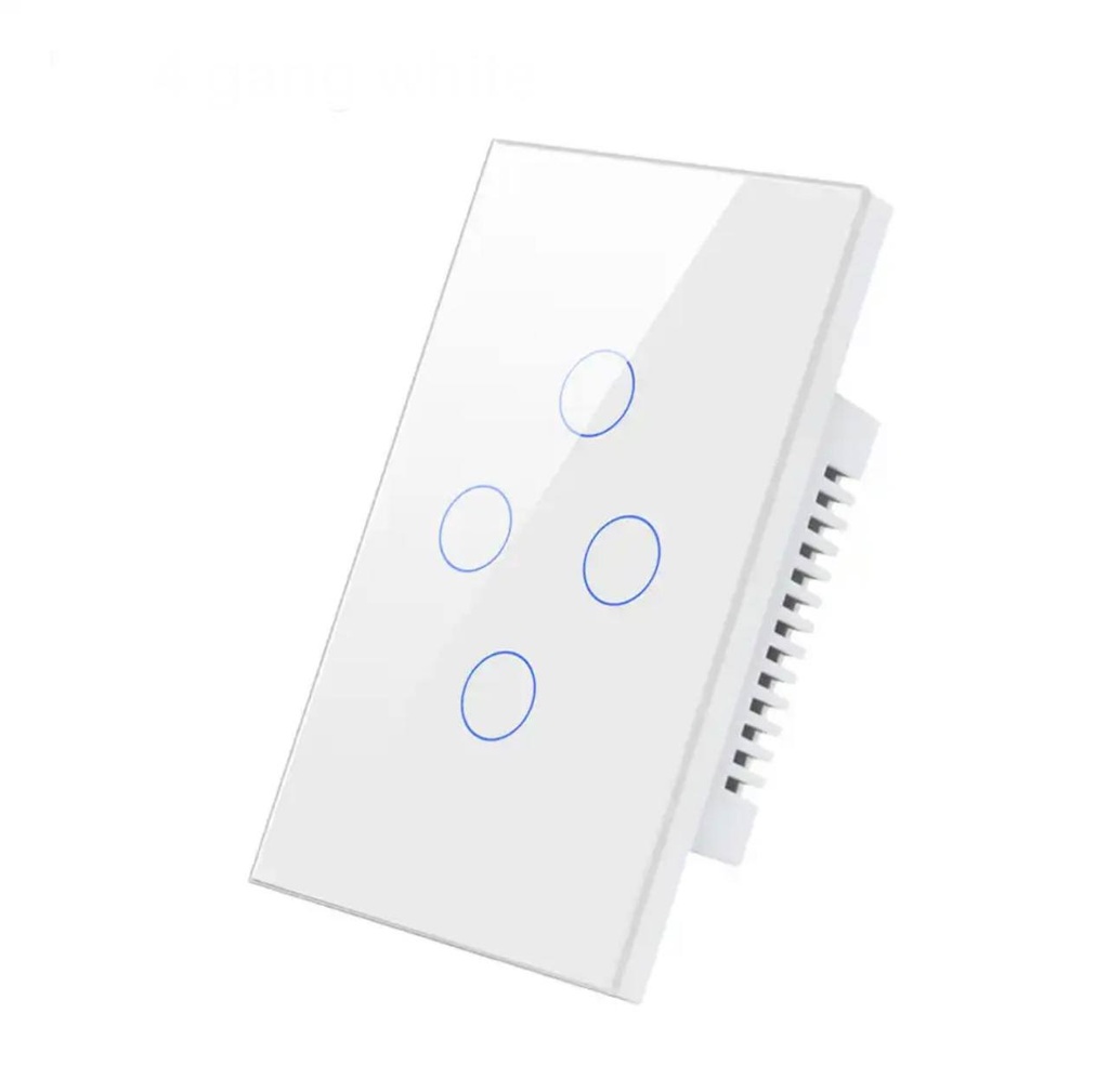 SWITCH 4 GANG-FLAT (Black & White) (Zigbee)