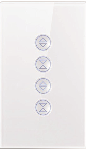 SHUTTER SWITCH DOUBLE CONCAVE (Black & White) (Wifi)