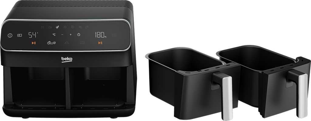 اير فراير بيكو كوك فيت 2 في 1، 8.5 لتر، 2400 وات، اسود - FRL 5388 B 