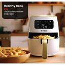 اير فراير ديجيتال فريش، 7 لتر، 1800 وات، ابيض وذهبي - FAF-D1800W 