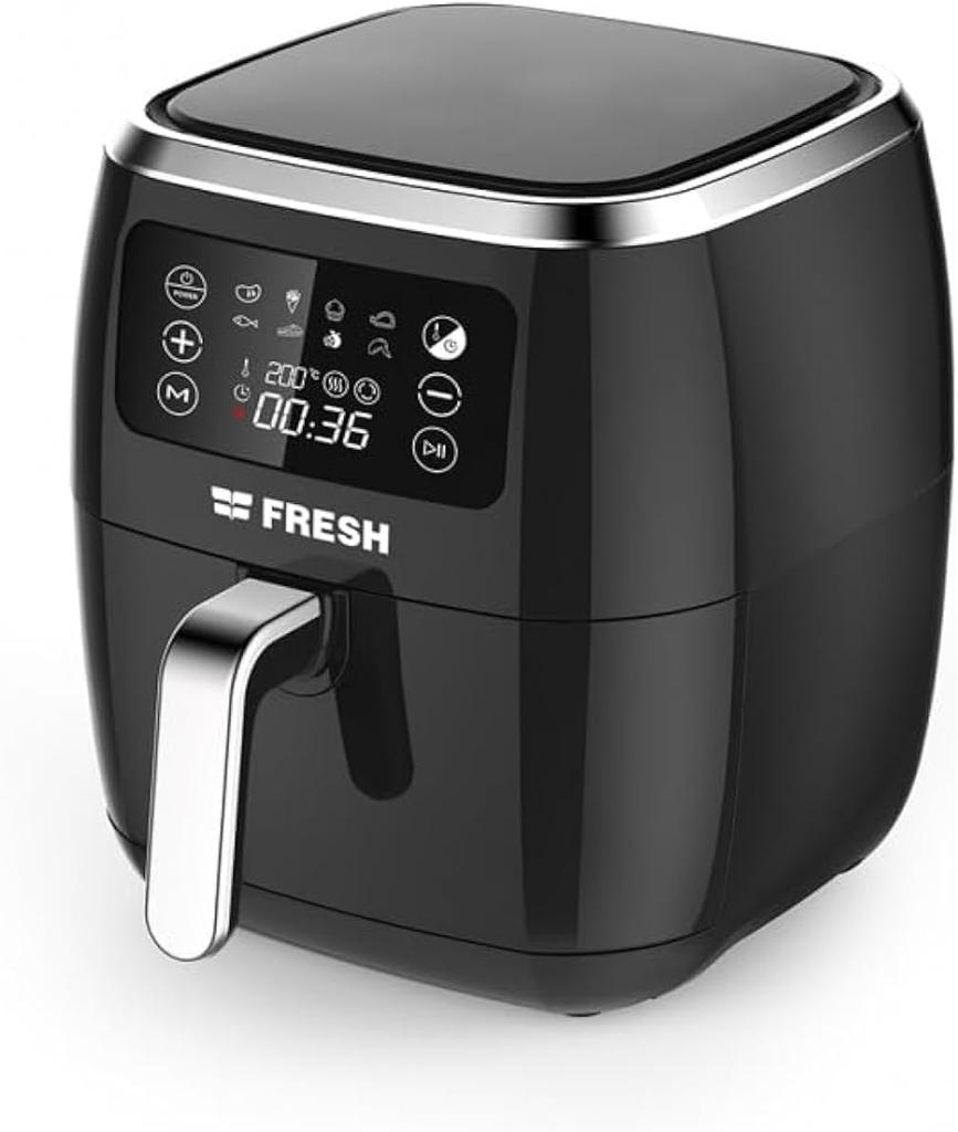 اير فراير فريش ديجيتال اكس لارج، 7 لتر، 1800 وات، اسود - AFF-1800B 