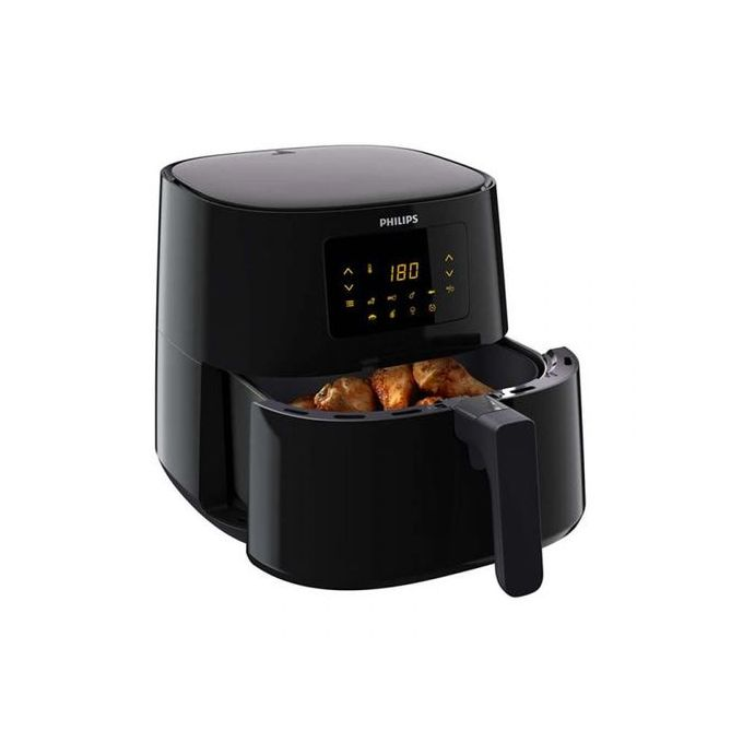 اير فراير كهربائية فيليبس اسينشال XL، سعة 6.2 لتر، 2000 وات، اسود- HD9270/90 