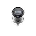 قلاية بدون زيت تيفال ديجيتال، 4.2 لتر، 1500 وات، اسود وفضي - EY401D27 