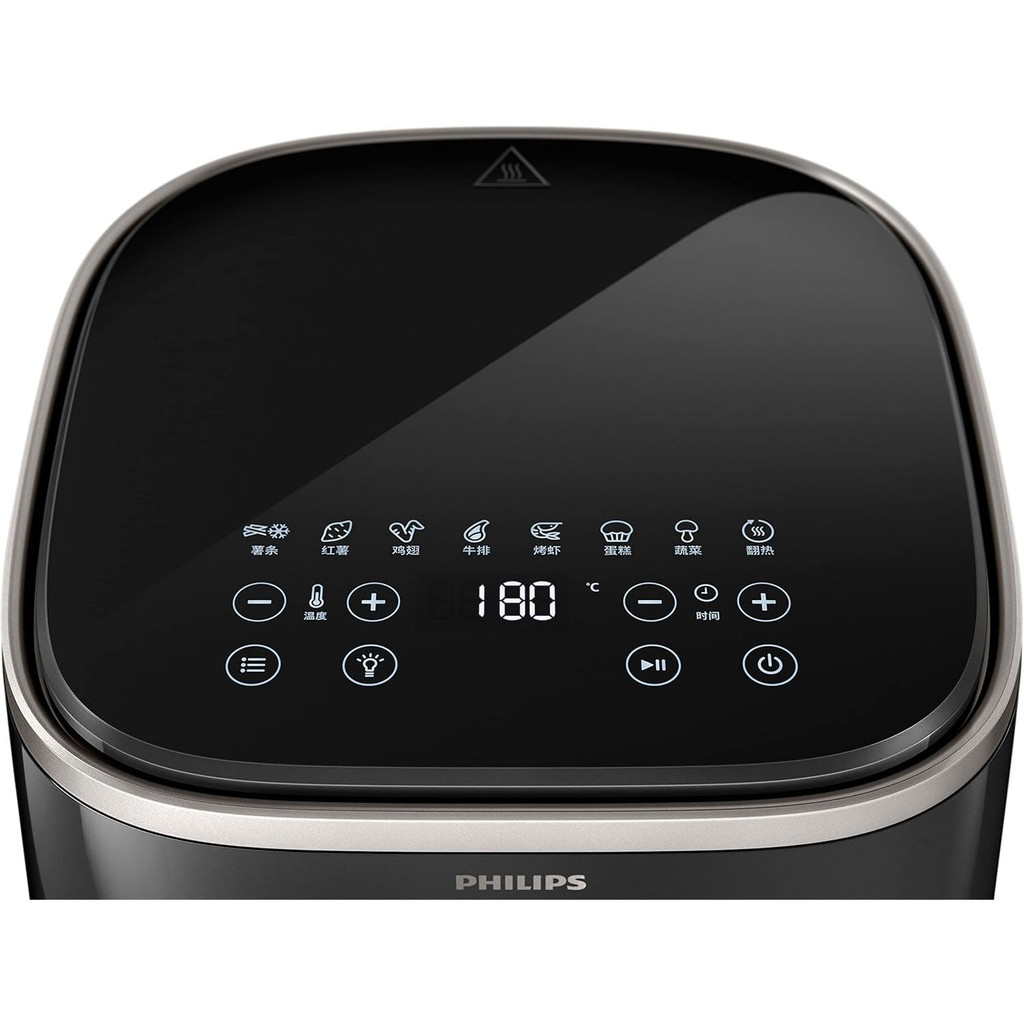 اير فراير ديجيتال فيليبس 3000 سيريس XL ، سعة 5.6 لتر، 1700 وات، اسود - HD925780 