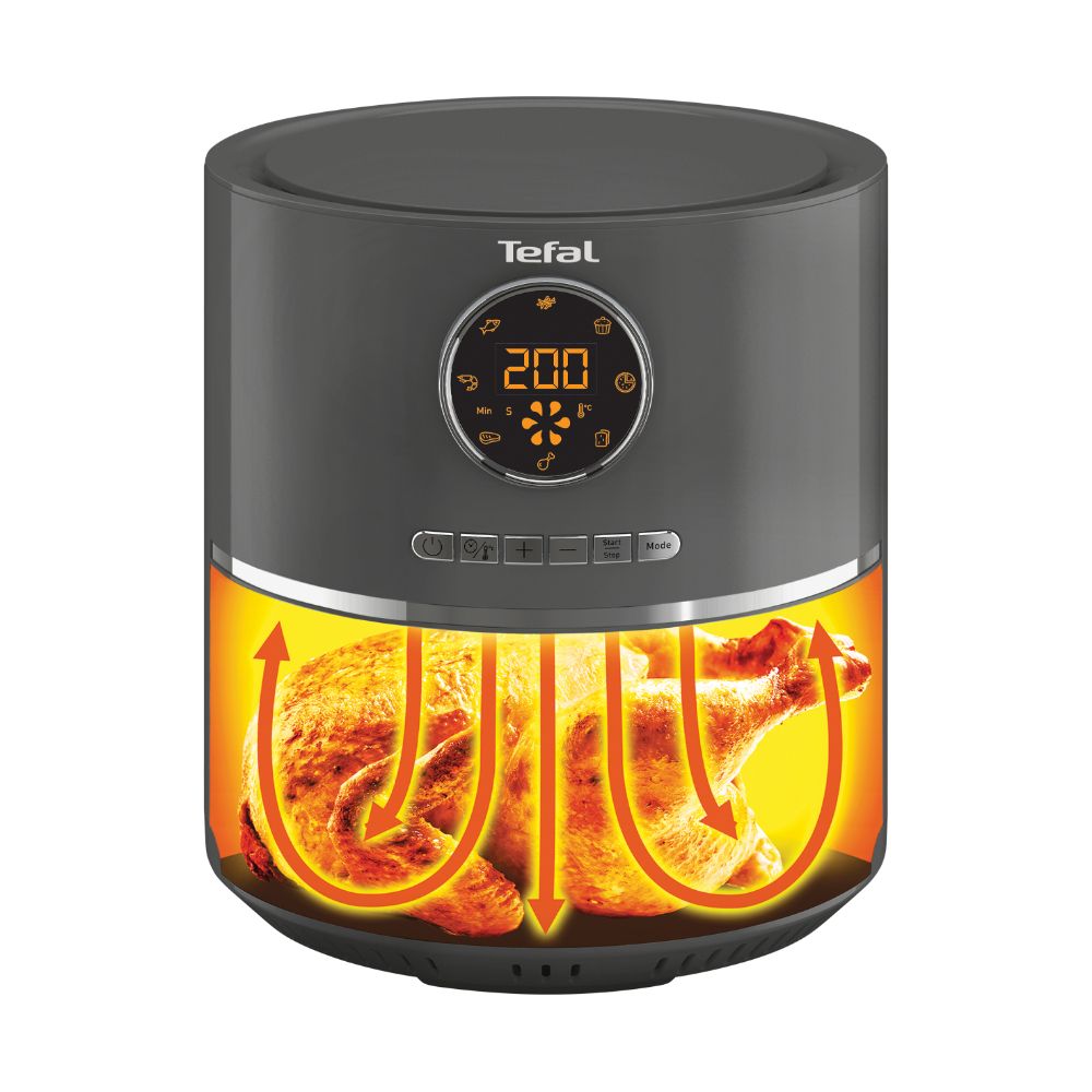 اير فراير تيفال الترا ديجيتال، 4.2 لتر، 1600 وات، رمادي - EY111B15 