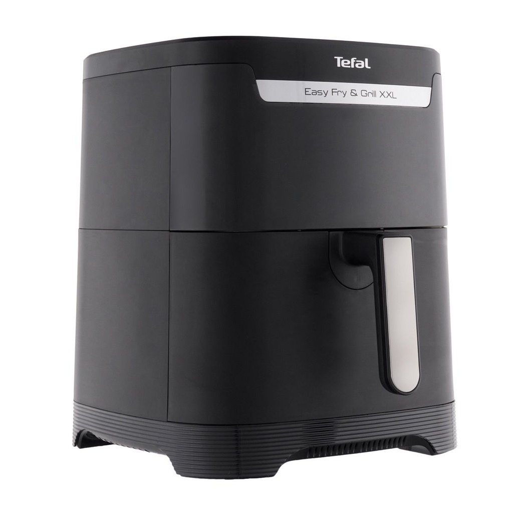 قلاية بدون زيت تيفال ايزي للقلي والشواء، 1.5 كجم، اسود - EY801815 