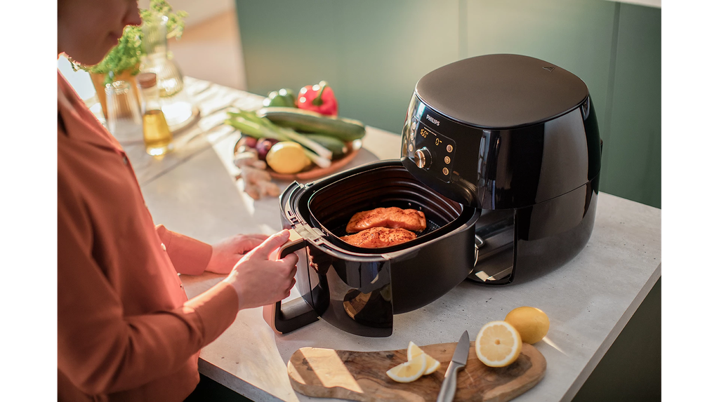 اير فراير فيليبس ديجيتال XXL، سعة 1.4 كجم، 2225 وات، اسود - HD9863-91 