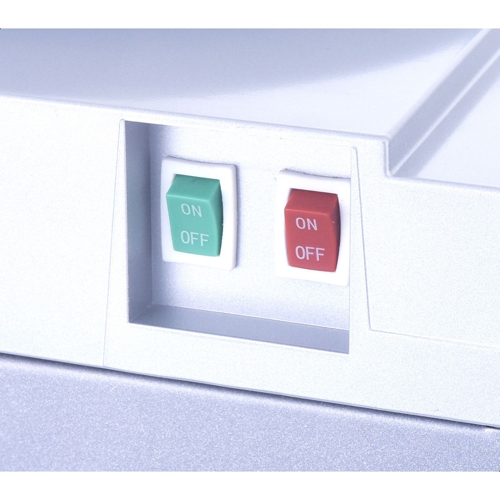 مبرد مياه بارد و ساخن مزود بفريزر من بيرجن، فضي - BY87 