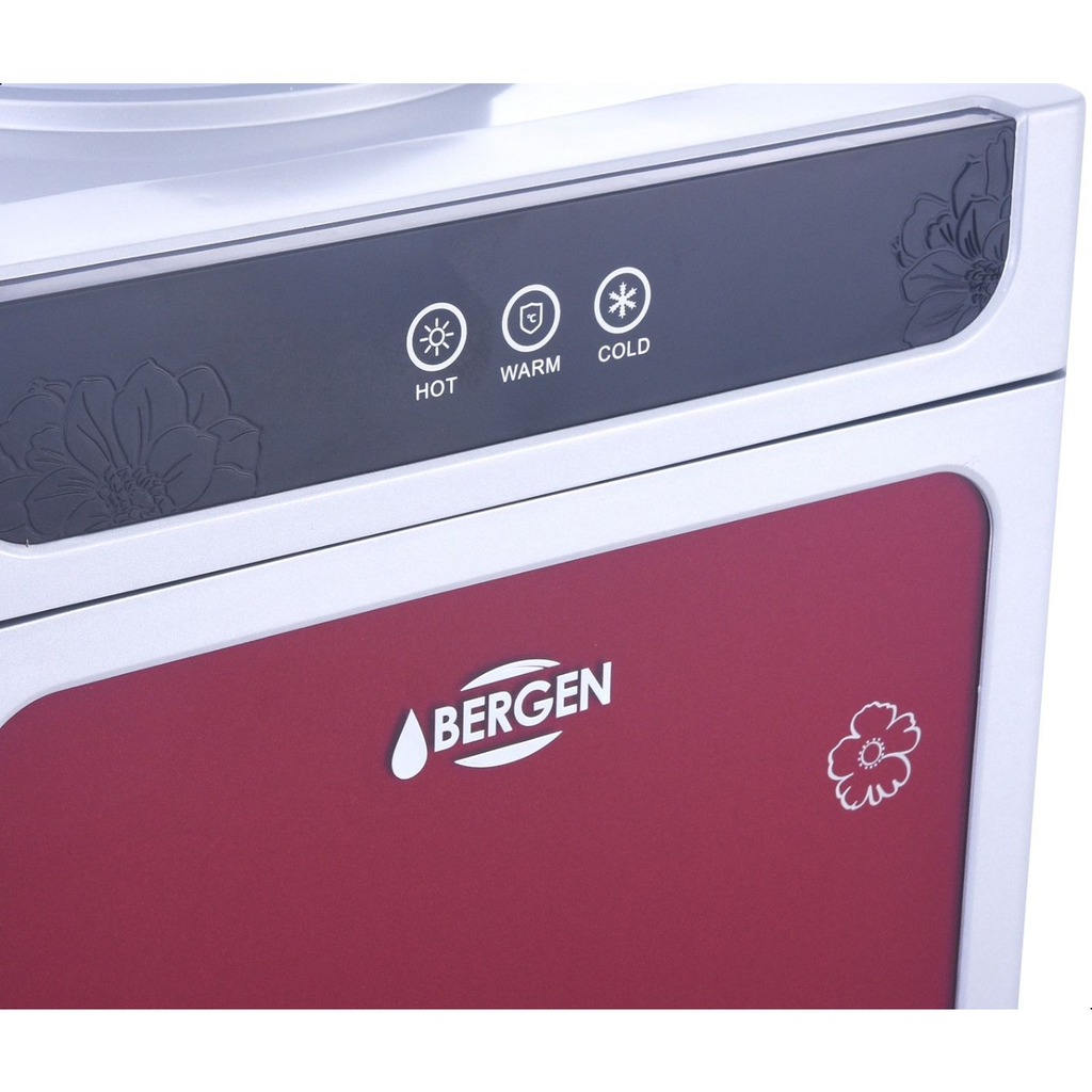 مبرد مياه ساخن و بارد من برجن بالكابينة، احمر- BYB87 