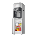 مبرد مياه كولدير كلاسيك A بثلاجة، ساخن وبارد، 2 حنفية - اسود وفضي 