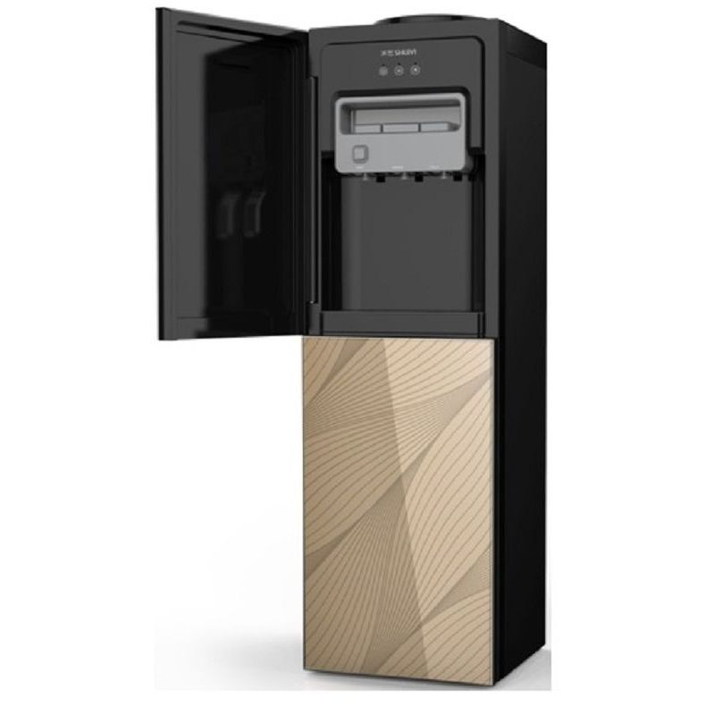 مبرد مياه بيرجن ساخن وبارد وفاتر بثلاجة، ذهبي - BY538 