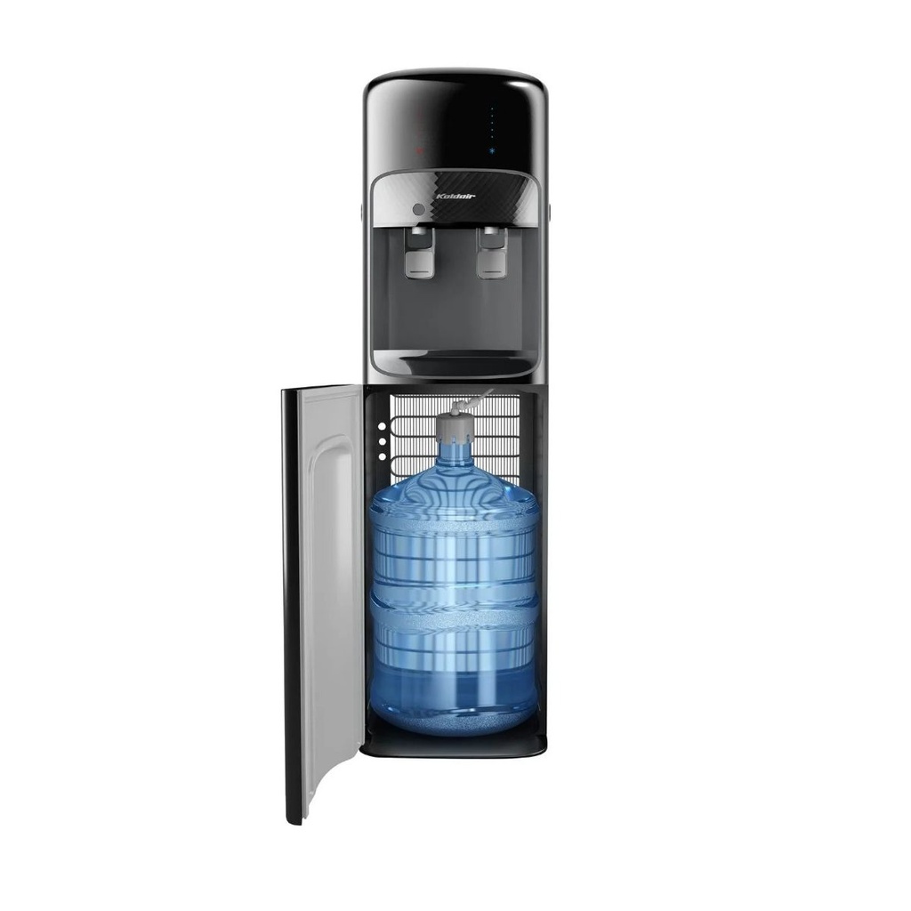 مبرد مياه كولدير ايه، ساخن وبارد، 2 حنفية - اسود وفضي 