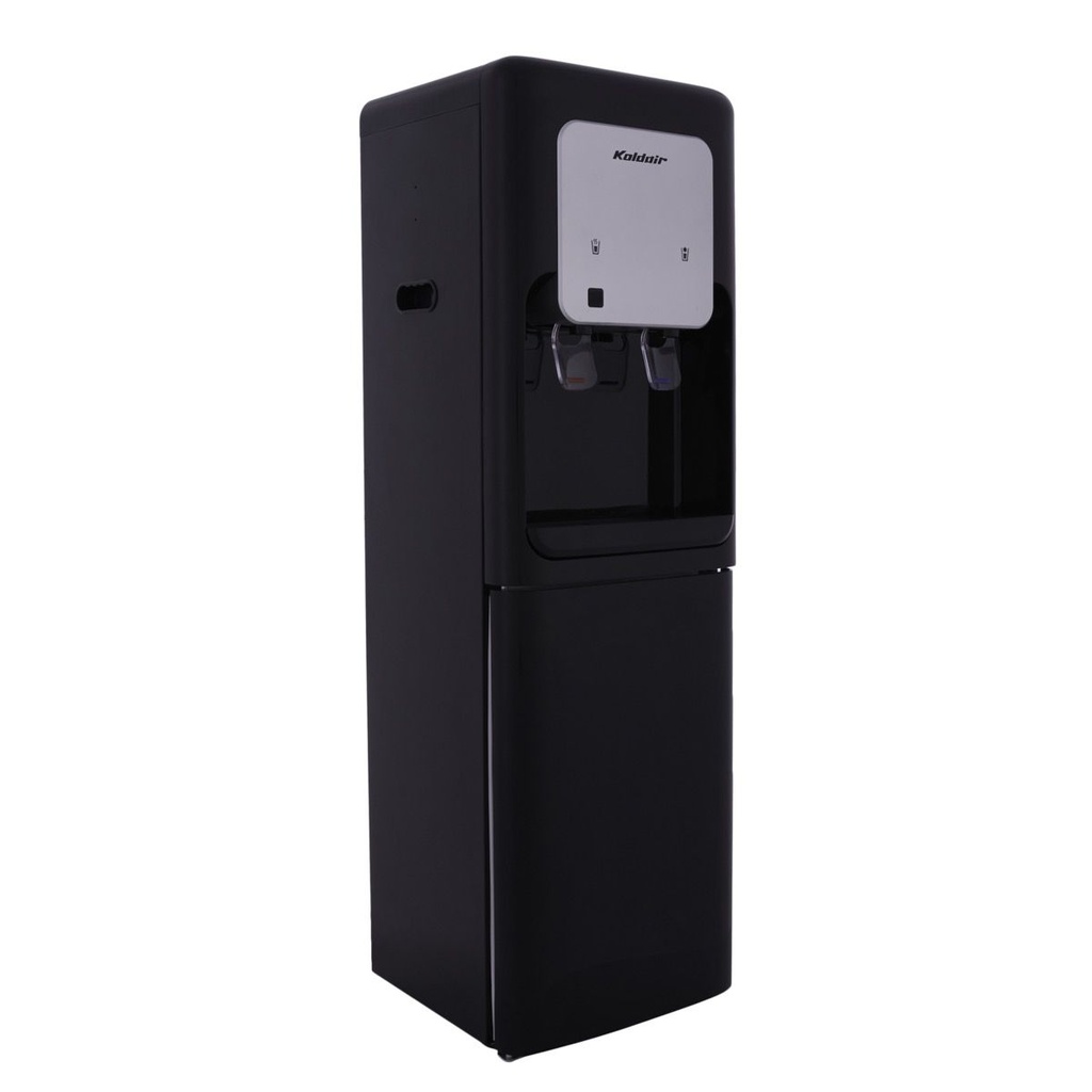 مبرد مياه كولدير، تحميل علوي بثلاجة، 2 حنفية، اسود - KWDBF31 
