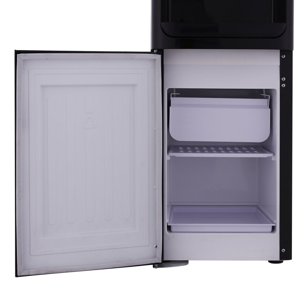 مبرد مياه كولدير، تحميل علوي بثلاجة، 2 حنفية، اسود - KWDBF31 