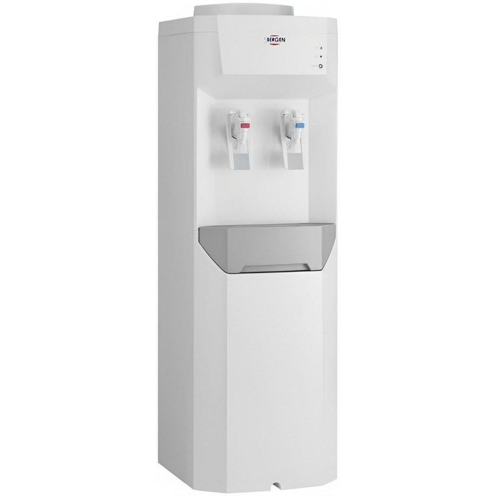 مبرد مياه ساخن وبارد بيرجن، 2 حنفية، ابيض - WBF -1000 LA 