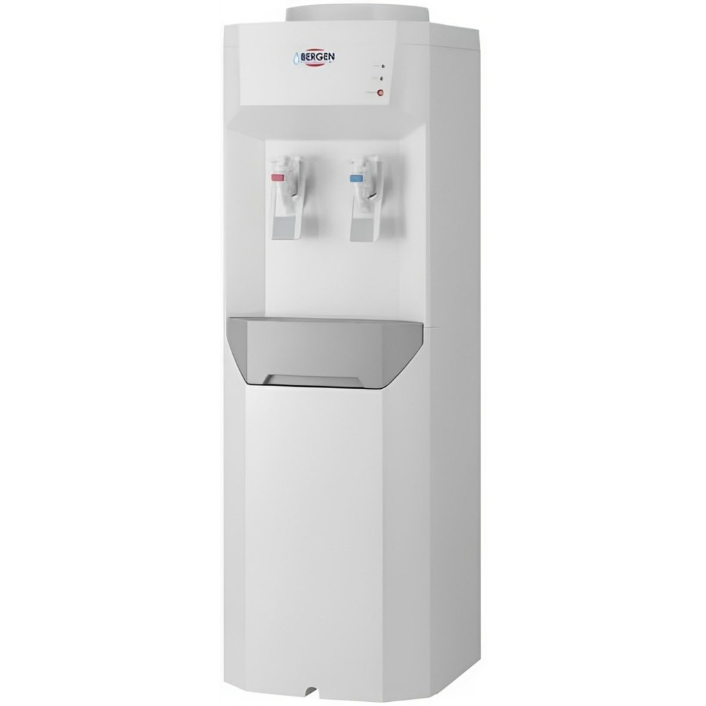 مبرد مياه ساخن وبارد بيرجن، 2 حنفية، ابيض - WBF -1000 LA 