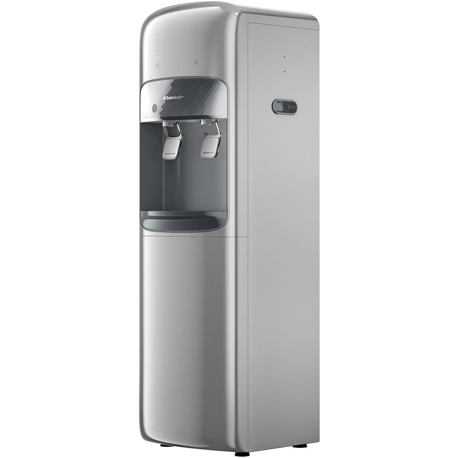 مبرد مياه كولدير تايب A، بارد وساخن، 2 حنفية - فضي 