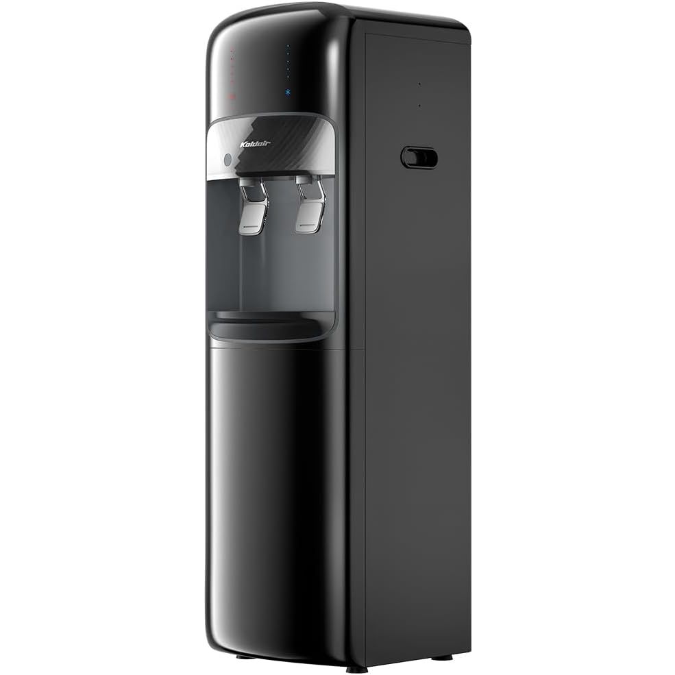 مبرد مياه كولدير تايب A، بارد وساخن، 2 حنفية - اسود 