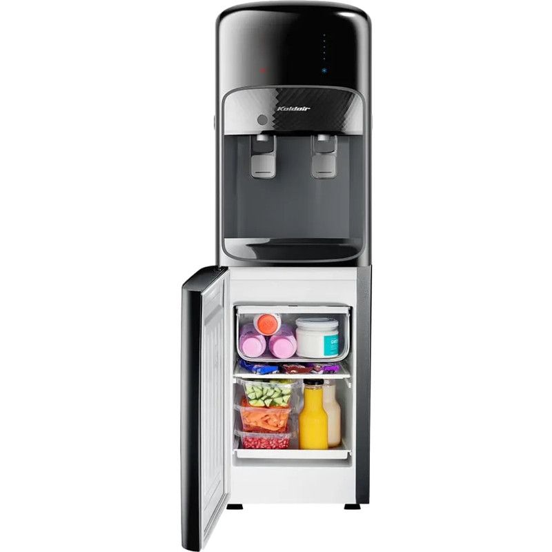 مبرد مياه كولدير، بارد وساخن، بثلاجة، 2 حنفية - اسود 