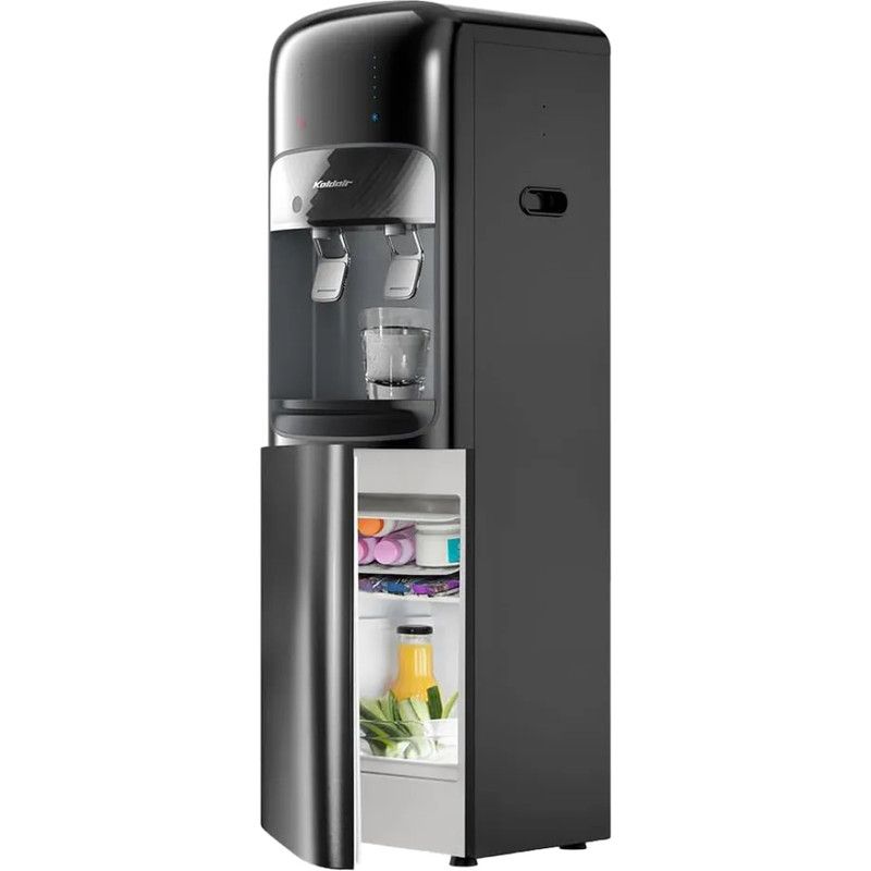 مبرد مياه كولدير، بارد وساخن، بثلاجة، 2 حنفية - اسود 