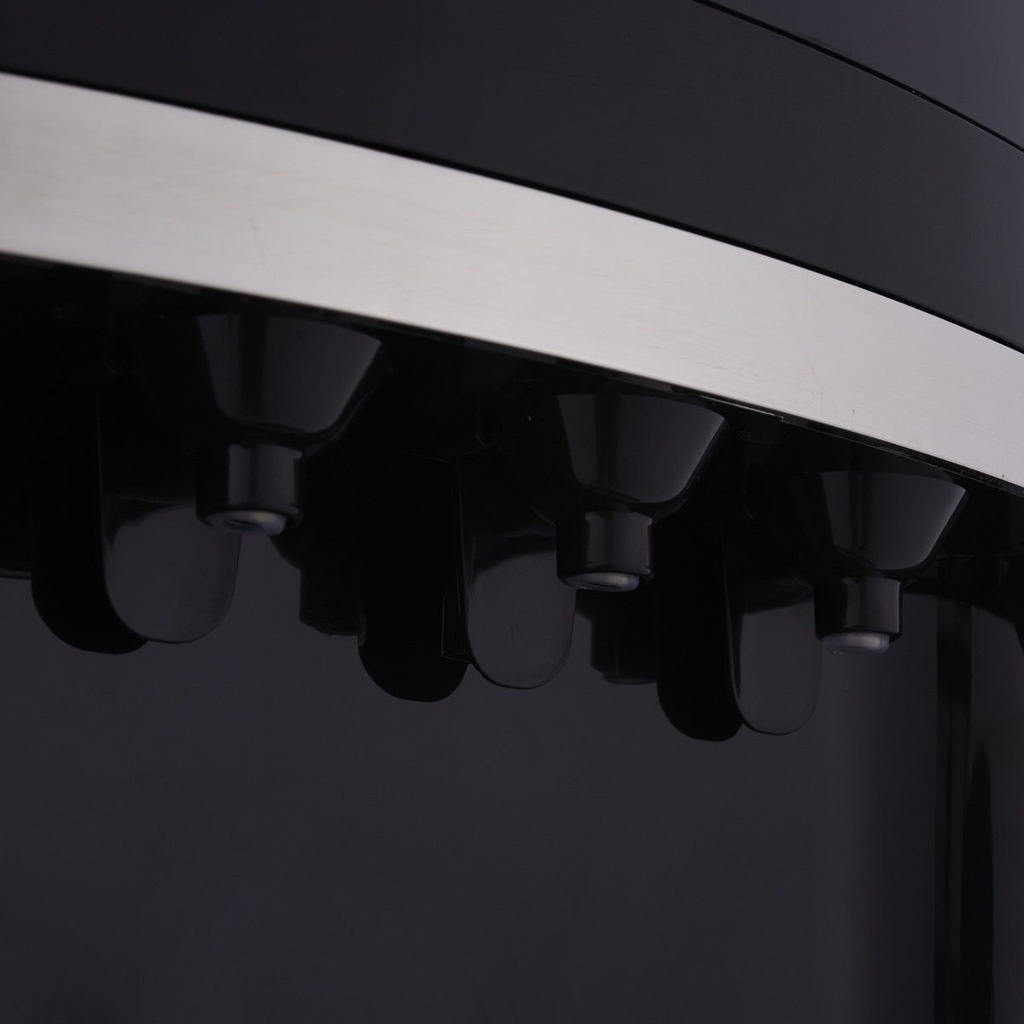 مبرد مياه تورنيدو، ساخن وبارد وفاتر، اسود/فضي - WDM-H40ADE-BK 