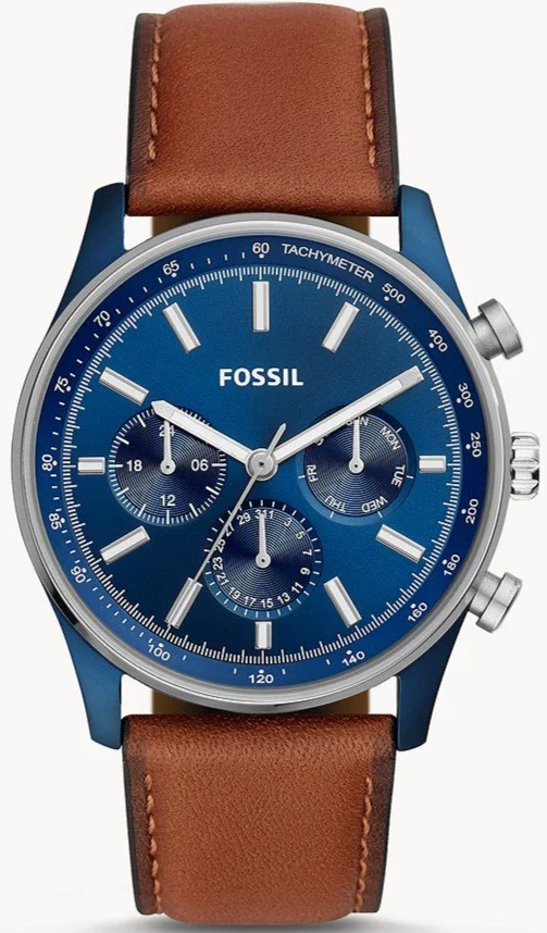 BQ2512 ساعة فوسيل جملي مينا أزرق رجالي