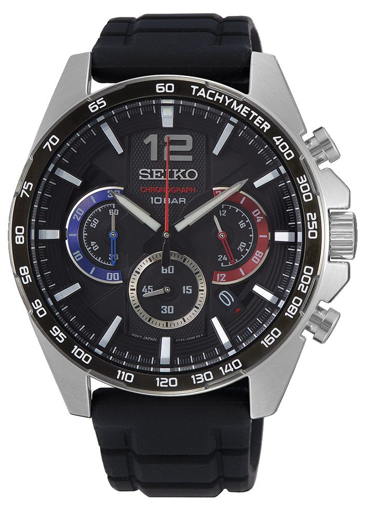 SSB347P1 ساعة سايكو رابر مينا اسود رجالي