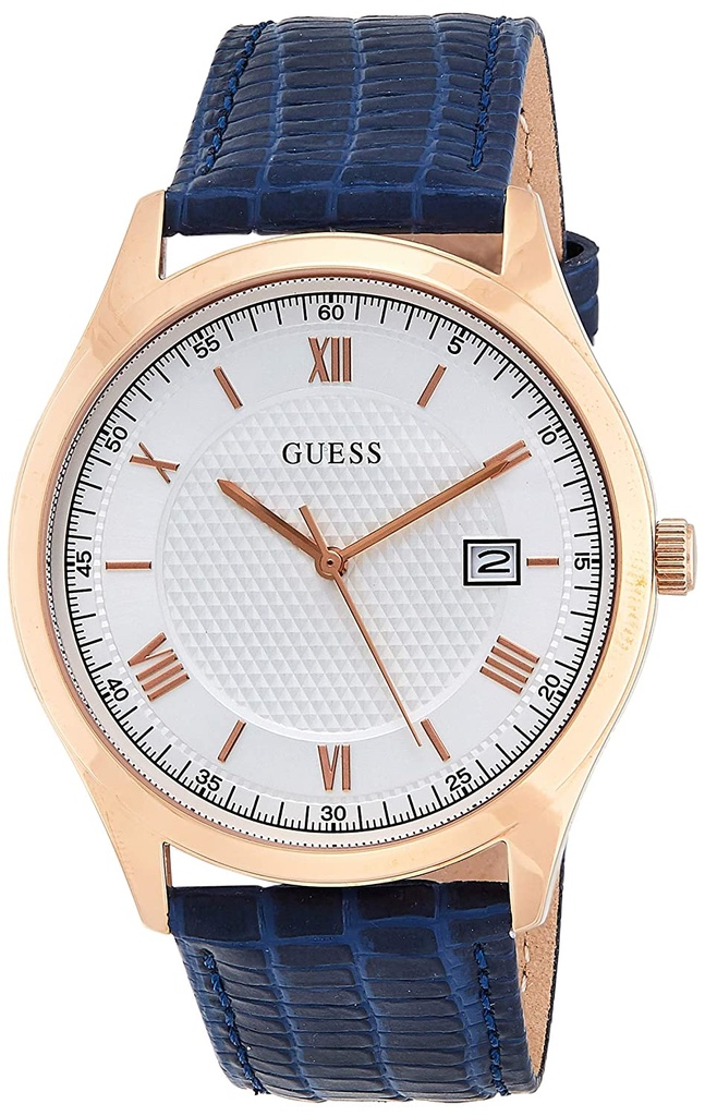 ساعة جيس أزرق ظرف نحاسي رجالي W1182G2