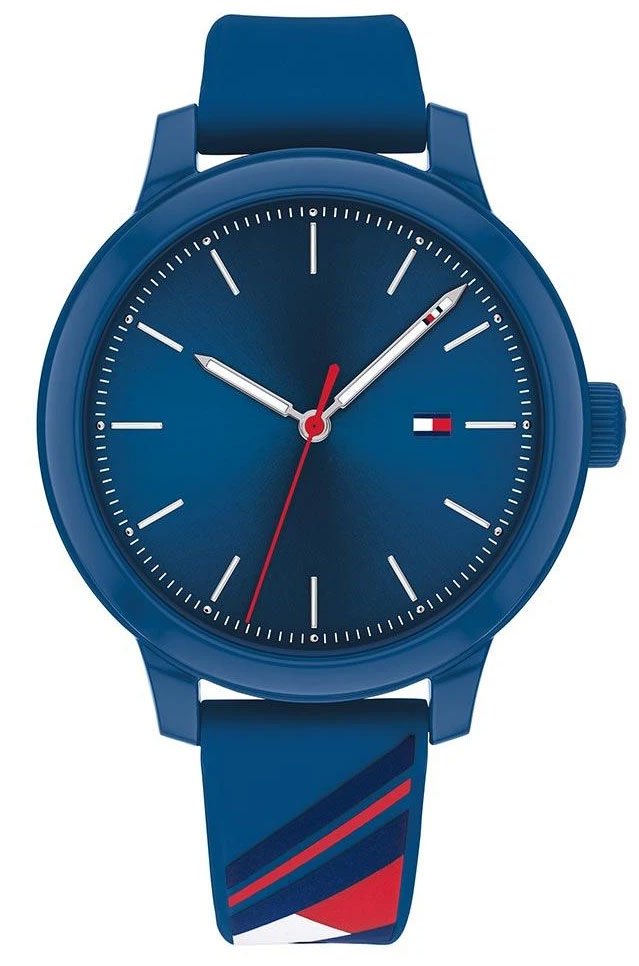 ساعة تومي حريمي رابر أزرق 1782232