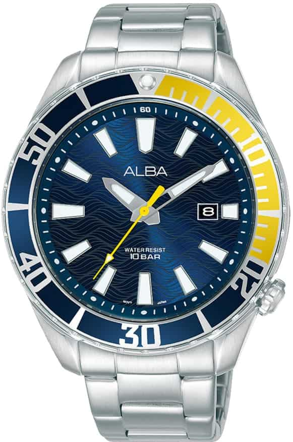 AG8K25X1 silver gmt yellow blueرجالي